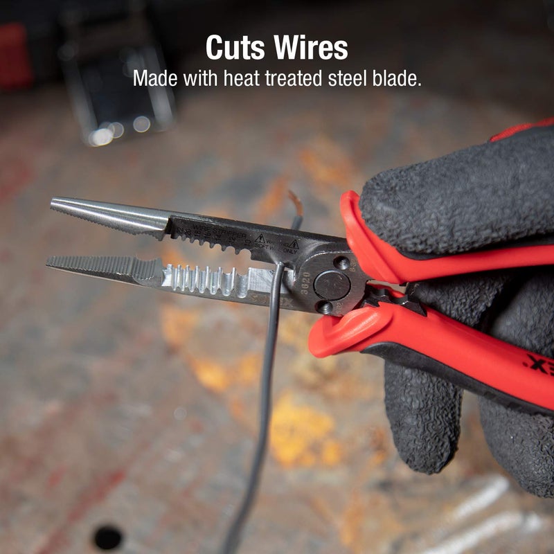SUNEX TOOLS 3620 Needle Nose Electrician Pliers - Image 3